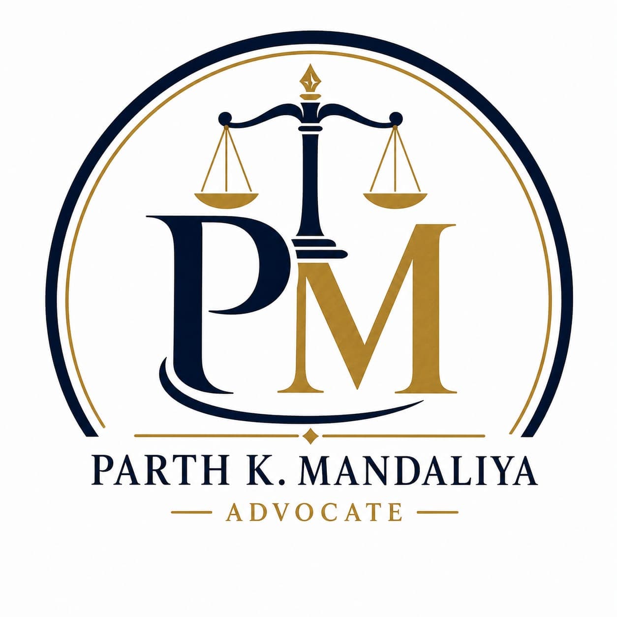 Parth K. Mandaliya Logo